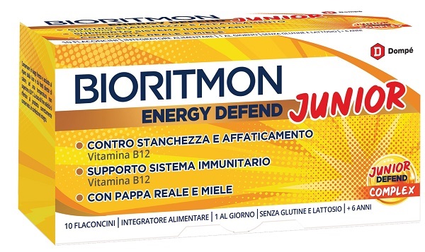 BIORITMON ENERGY DEFEND JUNIOR 10 FLACONCINI 10 ML - pharmaonline24.it