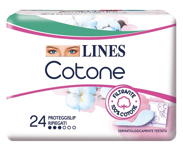 LINES COTONE BIO SALVASLIP RIPIEGATI 24 PEZZI - pharmaonline24.it