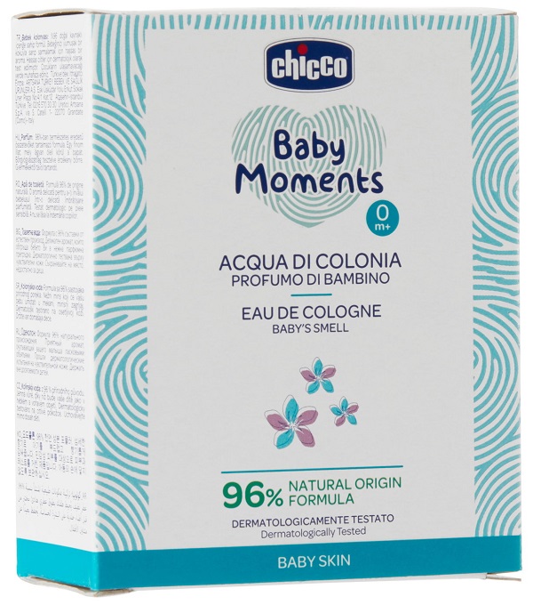 CHICCO BABY MOMENTS ACQUA DI COLONIA PROFUMO DI BAMBINO 100 ML - pharmaonline24.it