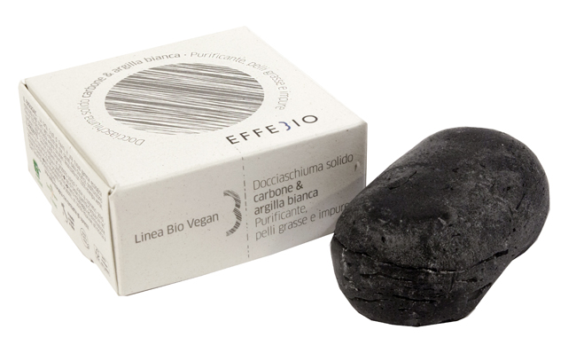 EFFEBIO DOCCIASCHIUMA SOLIDO CARBONE E ARGILLA BIANCA 75 G - pharmaonline24.it