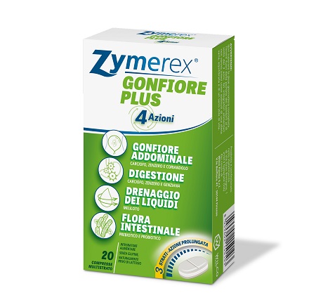 ZYMEREX GONFIORE PLUS 20 COMPRESSE - pharmaonline24.it