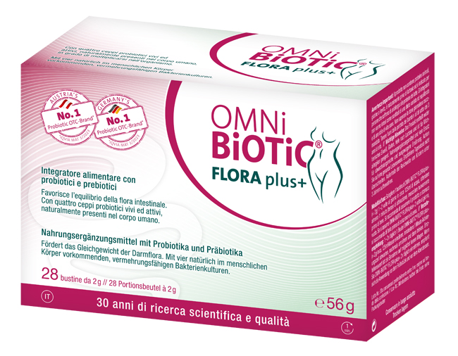 OMNI BIOTIC FLORA PLUS+ 28 BUSTINE DA 2 G - pharmaonline24.it