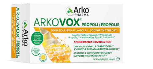 ARKOVOX PROPOLI MIELE/LIMONE 24 COMPRESSE - pharmaonline24.it
