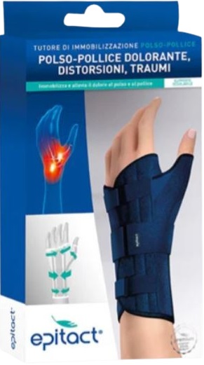 TUTORE POLSO/POLLICE PER TENDINITE EPITACT QUERV'ACTIV DESTRO S - pharmaonline24.it