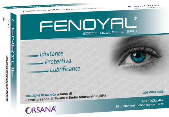 GOCCE OCULARI FENOYAL 30 CONTENITORI MONODOSE DA 0,5 ML - pharmaonline24.it