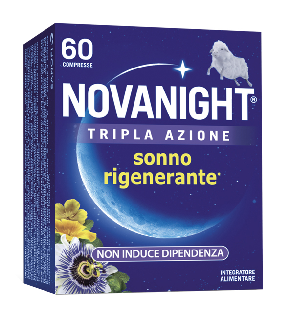 NOVANIGHT TRIPLA AZIONE SONNO RIGENERANTE 60 COMPRESSE - pharmaonline24.it