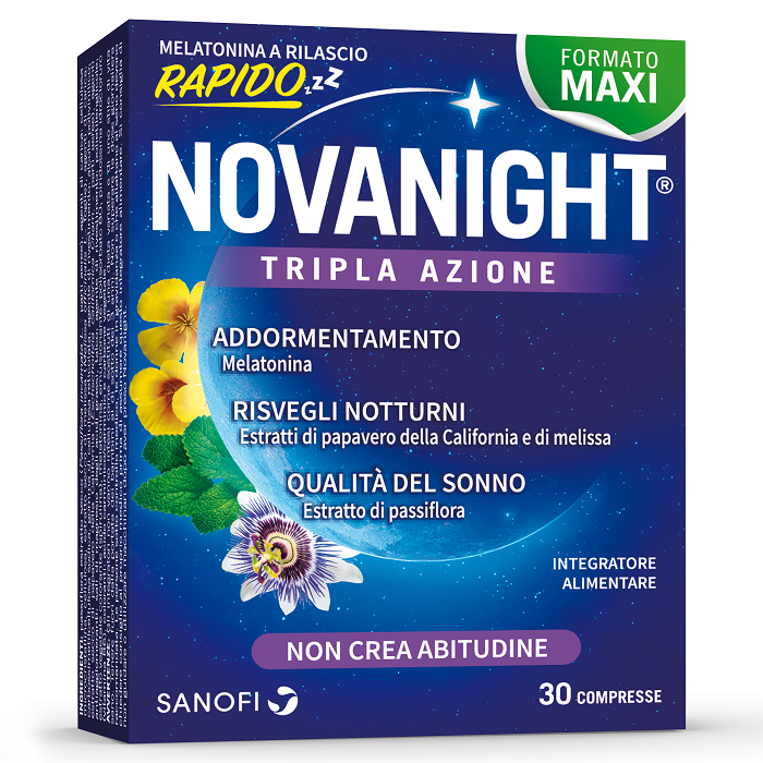 NOVANIGHT 30 COMPRESSE RILASCIO RADIDO NEW - pharmaonline24.it