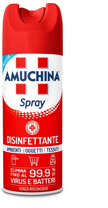 AMUCHINA SPRAY AMBIENTI OGGETTI TESSUTI 400 ML - pharmaonline24.it