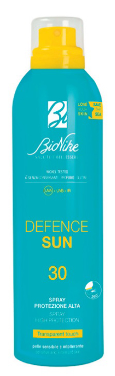 DEFENCE SUN SPRAY TRANSPARENT TOUCH 30 200 ML - pharmaonline24.it