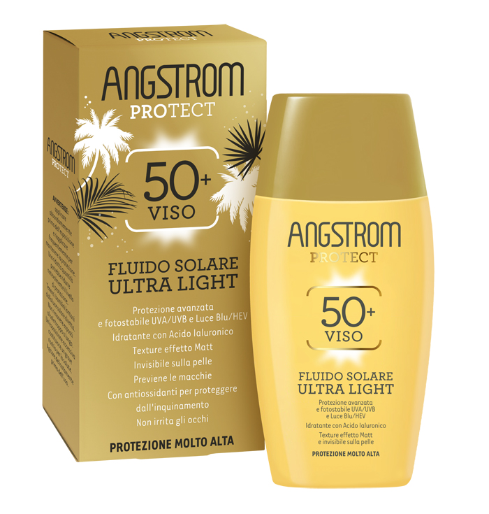 ANGSTROM FLUIDO SOLARE VISO ULTRA LIGHT SPF 50+ 40 ML - pharmaonline24.it