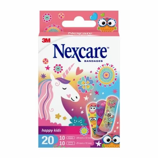 CEROTTO NEXCARE HAPPY KIDS MAGIC BAMBINE 20 PEZZI - pharmaonline24.it