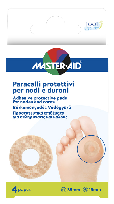 PARACALLI MASTER-AID FOOTCARE NODI E DURONI 4 PEZZI B8 - pharmaonline24.it