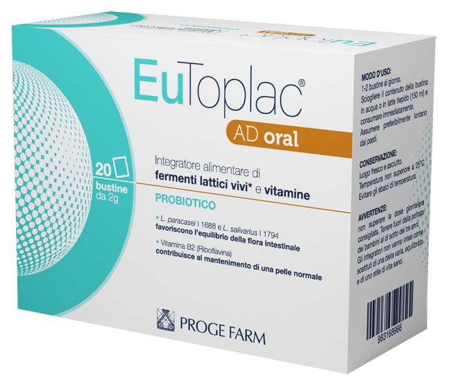 EUTOPLAC AD ORAL 20 BUSTINE - pharmaonline24.it