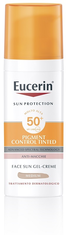 EUCERIN SUN PIGMENT CONTROL TINTED SPF50+ MEDIUM 50 ML - pharmaonline24.it