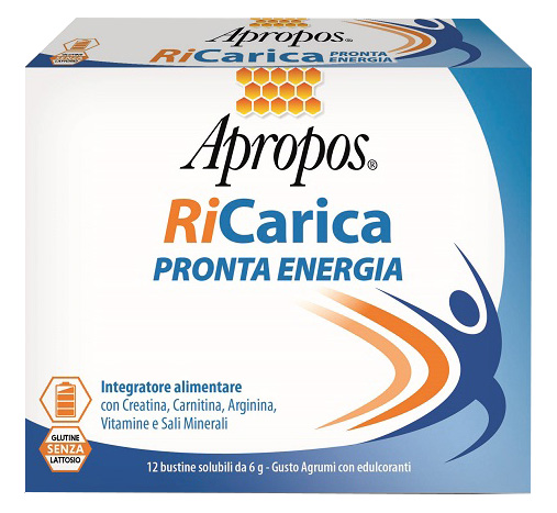 APROPOS RICARICA PRONTA ENERGIA 12 BUSTINE 6 G - pharmaonline24.it
