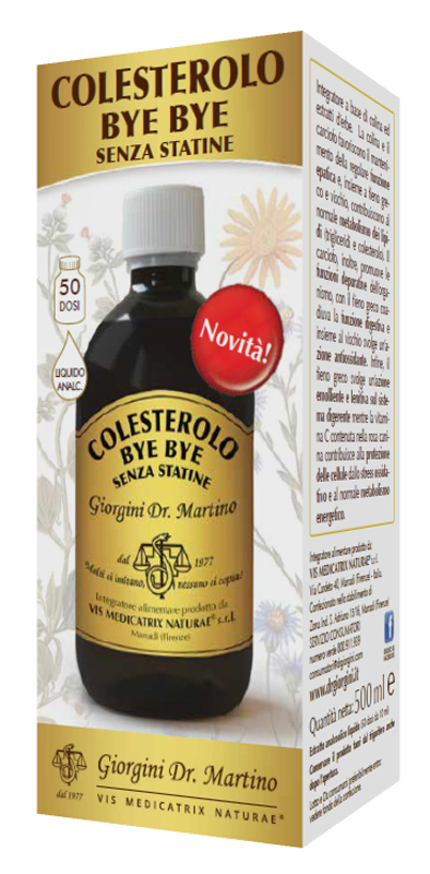 COLESTEROLO BYE BYE SENZA STATINE 500 ML - pharmaonline24.it