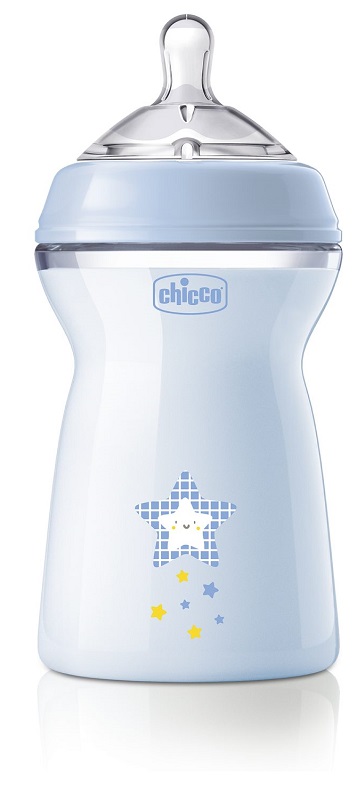CHICCO BIBERON NAT FEEL PP 6M+ 330 ML BIMBO - pharmaonline24.it