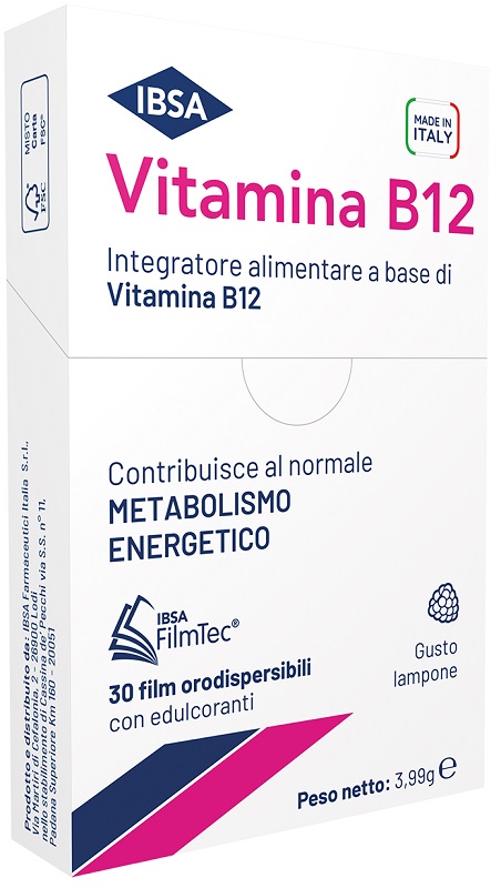 VITAMINA B12 IBSA 30 FILM ORALI - pharmaonline24.it