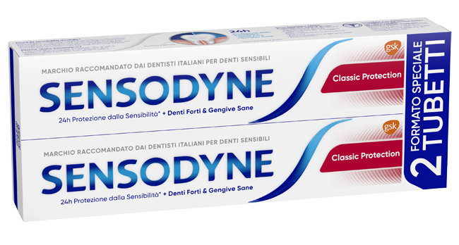 SENSODYNE CLASSICO PROTECTION 2 X 75 ML - pharmaonline24.it