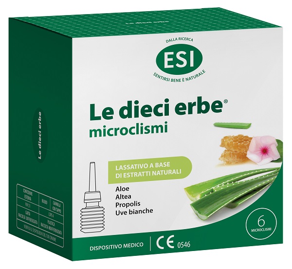 ESI LE DIECI ERBE MICROCLISMI 6 PEZZI - pharmaonline24.it