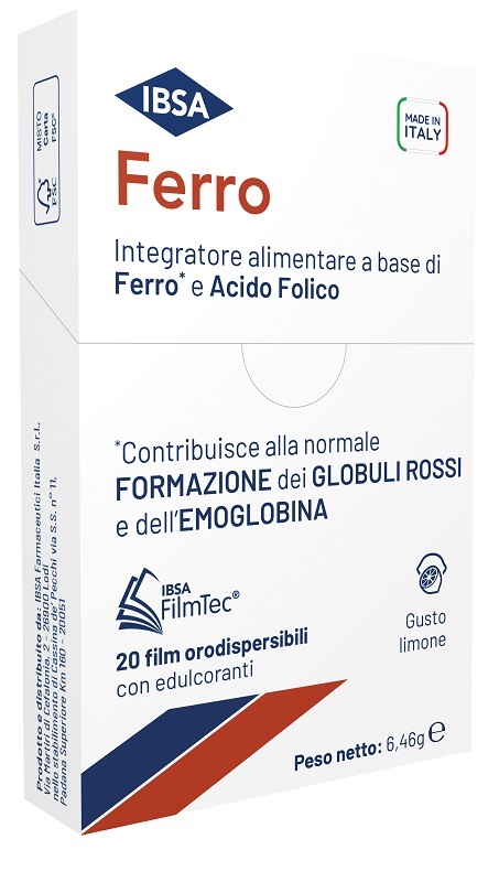 FERRO IBSA 20 FILM ORODISPERSIBILI - pharmaonline24.it
