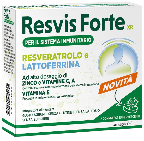 RESVIS FORTE XR 12 COMPRESSE EFFERVESCENTI - pharmaonline24.it