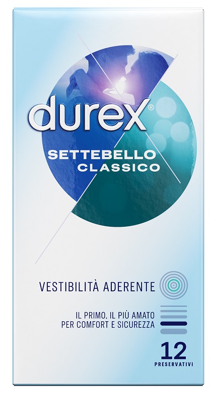 PROFILATTICO DUREX SETTEBELLO CLASSICO 12 PEZZI - pharmaonline24.it