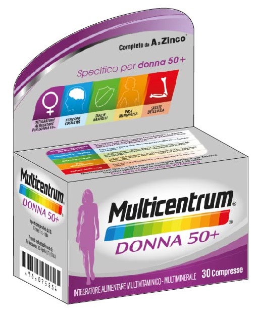 MULTICENTRUM DONNA 50+ 30 COMPRESSE - pharmaonline24.it