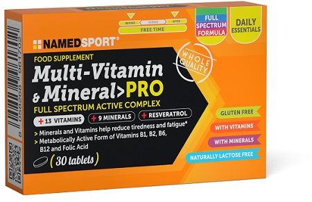 MULTI-VITAMIN&MINERAL PRO 30 COMPRESSE - pharmaonline24.it