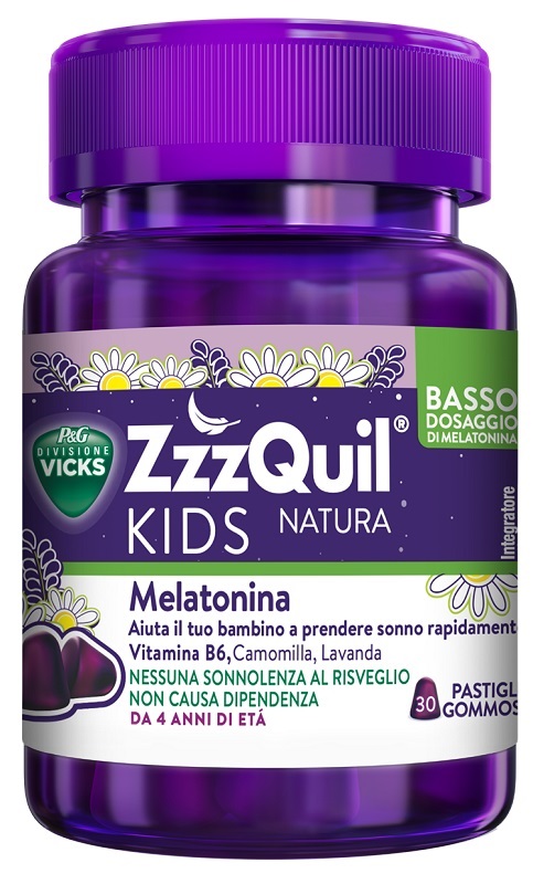 VICKS ZZZQUIL KIDS NATURA 30 PASTIGLIE GOMMOSE - pharmaonline24.it