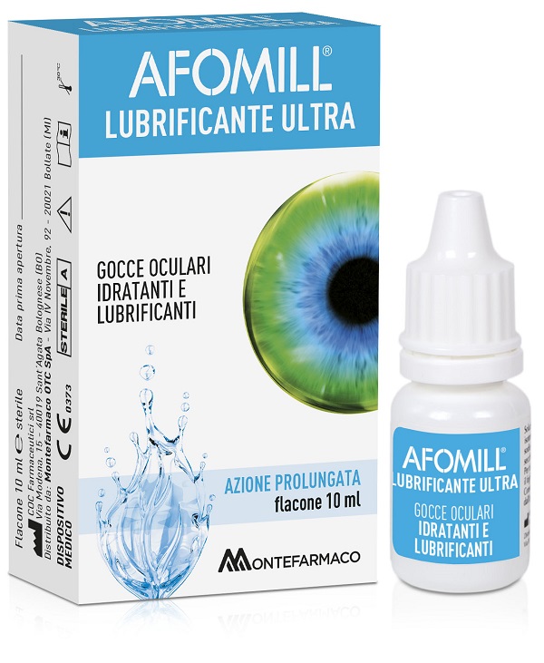 AFOMILL LUBRIFICANTE ULTRA GOCCE OCULARI 10 ML - pharmaonline24.it