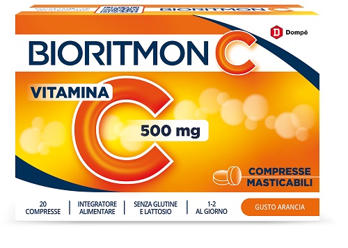 BIORITMON C 500MG VITAMINA C 20 COMPRESSE MASTICABILI - pharmaonline24.it